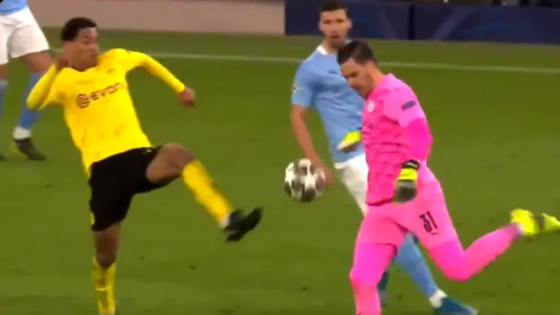 Watch: Shocking Referee Call Costs Dortmund Goal Against Man City