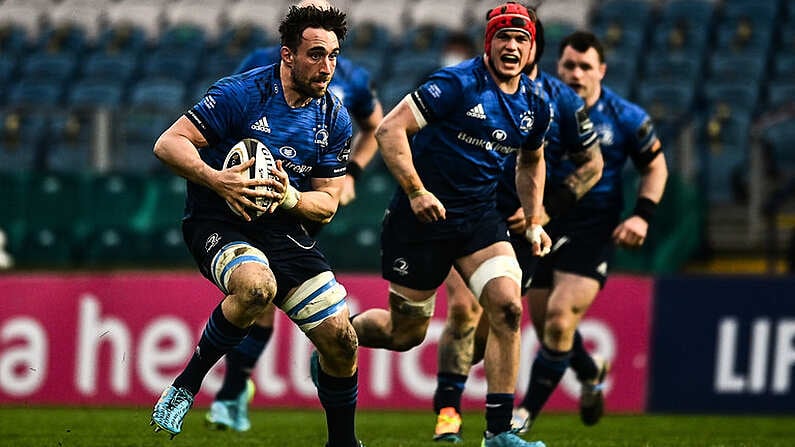 27 March 2021; Jack Conan of Leinster during the Guinness PRO14 Final match between Leinster and Munster at the RDS Arena in Dublin. Photo by David Fitzgerald/Sportsfile