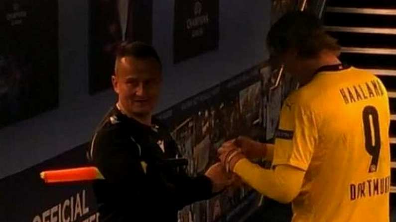 Assistant Ref 'Childish' For Seeking Haaland's Autograph