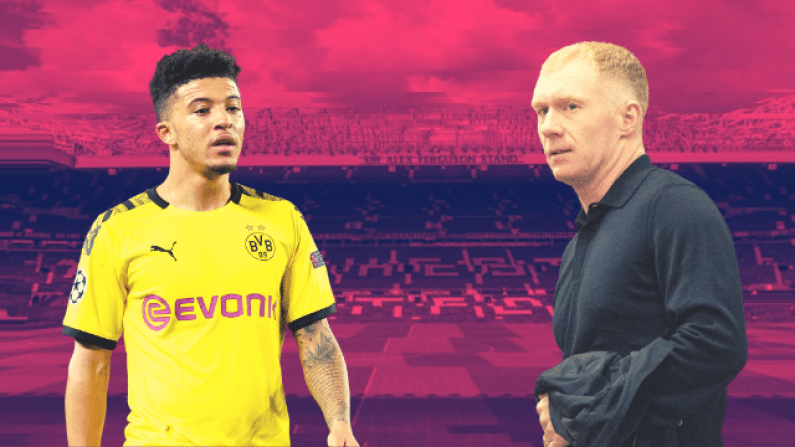 Paul Scholes Is Unconvinced By A Manchester United Move For Jadon Sancho