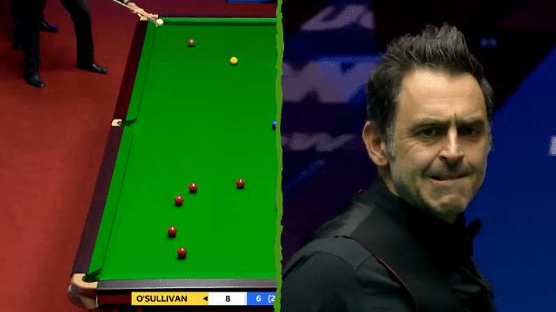 Watch: Ronnie O'Sullivan Made A Ridiculous Shot During Last Night's Loss