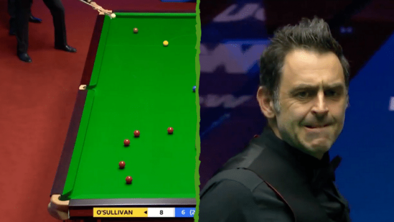 Watch: Ronnie O'Sullivan Made A Ridiculous Shot During Last Night's Loss