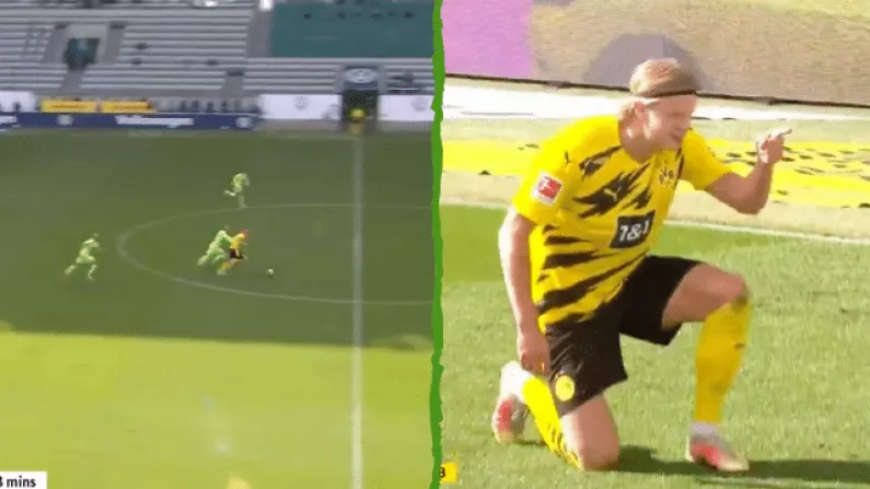 Watch: Erling Haaland Was At It Again In The Bundesliga Earlier Today