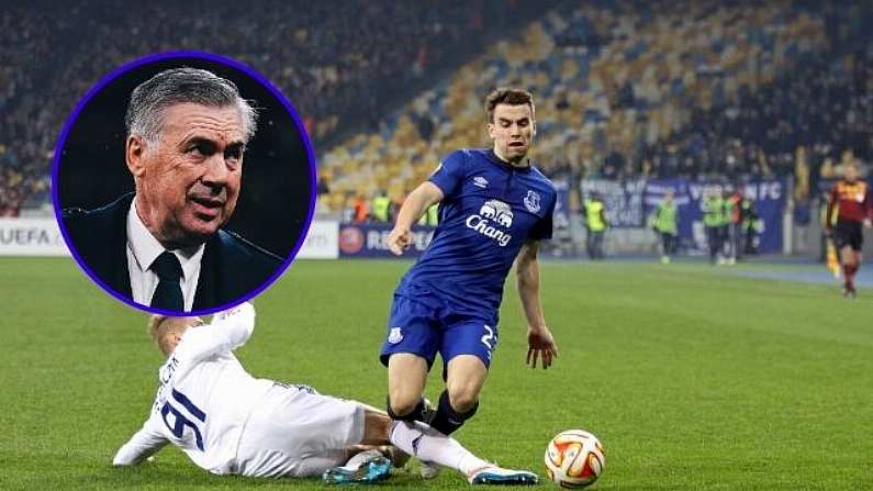 Carlo Ancelotti Says Seamus Coleman's Everton Deal Is 'Forever'