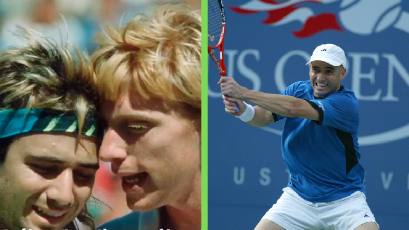Watch: Andre Agassi Explains Ingenious Solution For Solving Boris Becker's Serve