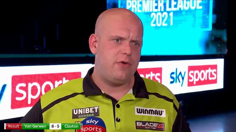 Michael Van Gerwen Aims Dig At Premier League Opponents After Win