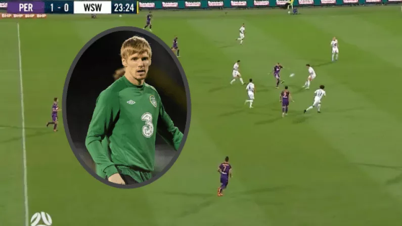 Watch: Ireland's Andy Keogh Scores Ridiculous Long-Range Chip In Australia