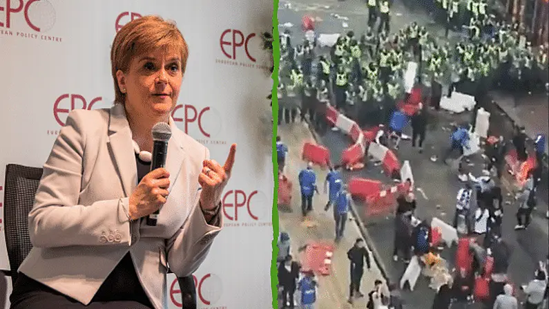 Nicola Sturgeon Hammers Behaviour Of Rangers Fans During Title Celebration