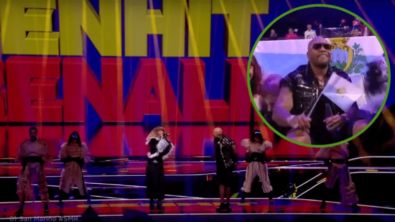 Flo Rida's Performance For San Marino Was Peak Eurovision Madness