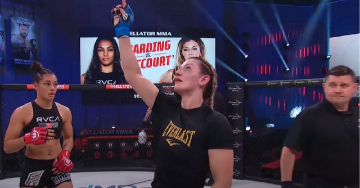 Leah Mccourt Continues Bellator Rise With Impressive Submission Ballsie