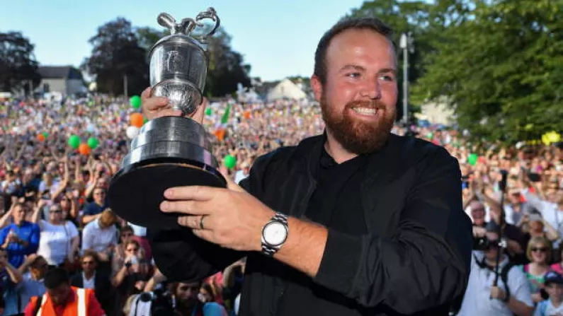 Shane Lowry Had To Send The Claret Jug To Be Repaired