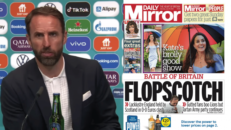 How The English Tabloids Reacted To The Dispiriting Scotland Draw