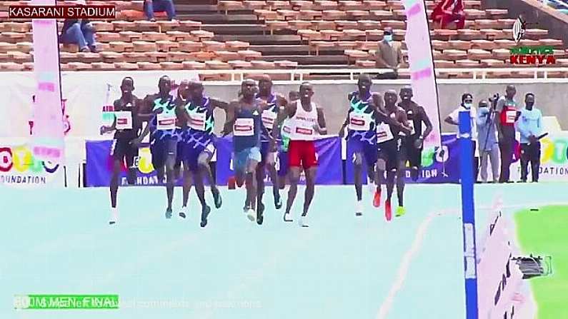 The Men's 800m At Kenya's Olympic Trials Was Wild