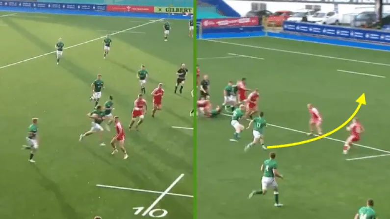 Watch: Ireland U20s Score Stunning Team Try In Wales Six Nations Game