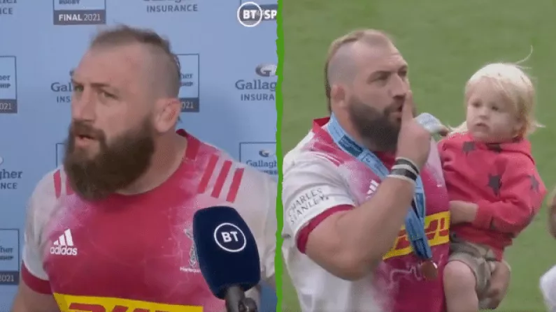 Everybody Absolutely Loved Joe Marler's Interview After Premiership Triumph