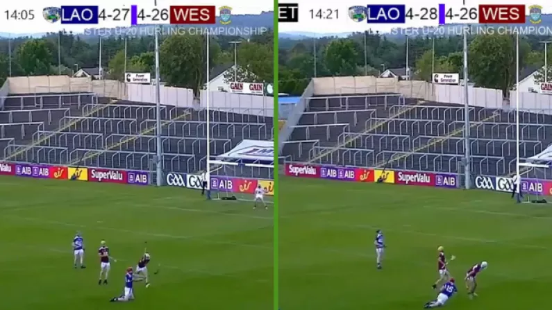 Laois's James Duggan Scored One Of The Most Amazing Points You'll Ever See