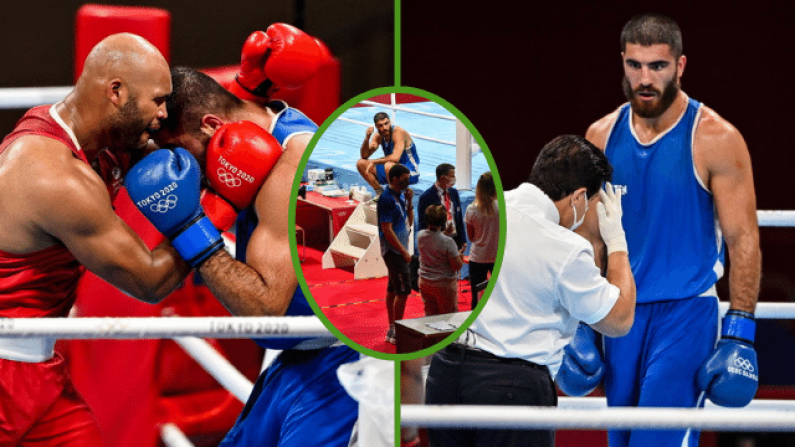 French Boxer Stages Protest After Being Disqualified From Olympic Bout