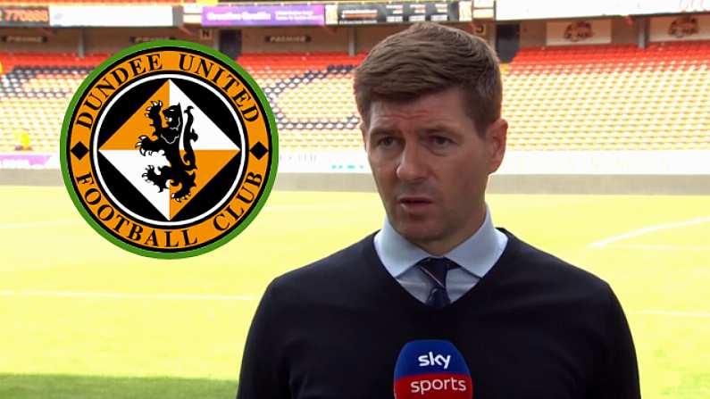 Steven Gerrard Still Struggling With Dundee United Name After Rangers Loss