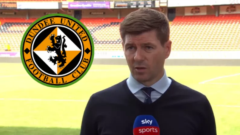 Steven Gerrard Still Struggling With Dundee United Name After Rangers Loss
