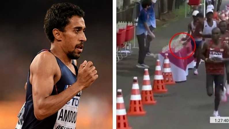 French Marathon Runner Denies Deliberately Knocking Water Bottles