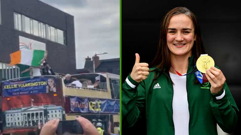 "Kellie! Kellie! Kellie" Thousands Line Dublin Streets In Homecoming For Kellie Harrington