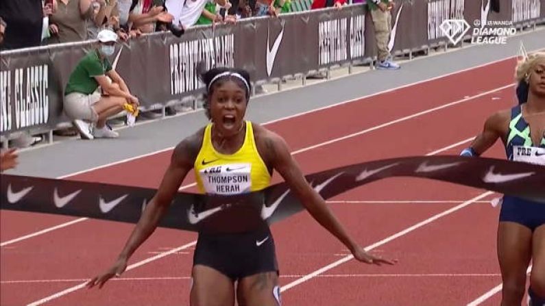 Elaine Thompson-Herah Runs Second Fastest Women's 100m Ever