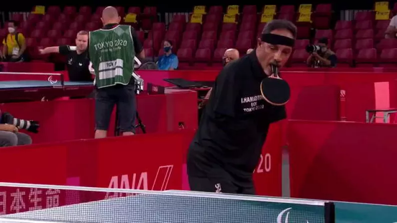 Ibrahim Hamadtou: The Paralympian Who Plays Table Tennis With His Mouth