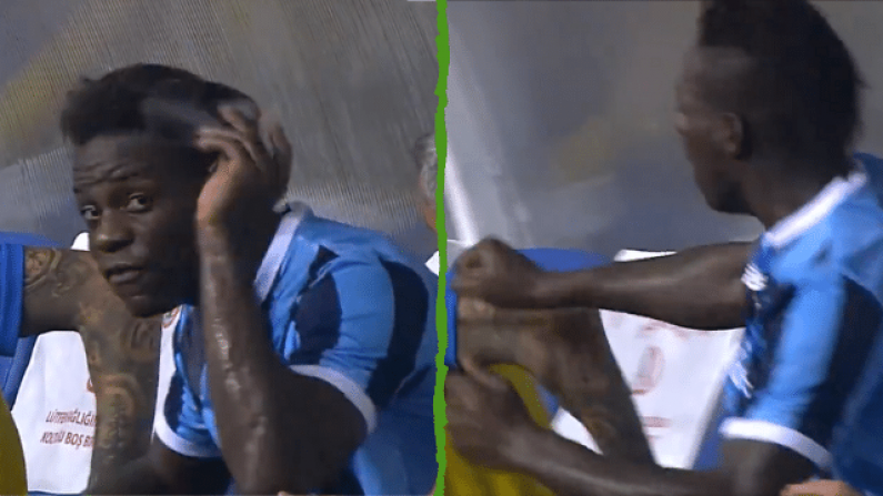 Watch: Frustrated Mario Balotelli Punches Teammate After Substitution
