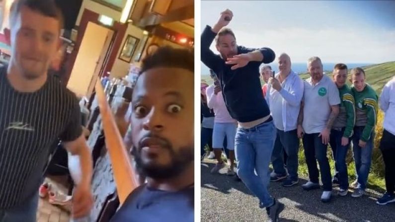 Patrice Evra And Jamie Redknapp Visit Kerry For 'League Of Their Own'