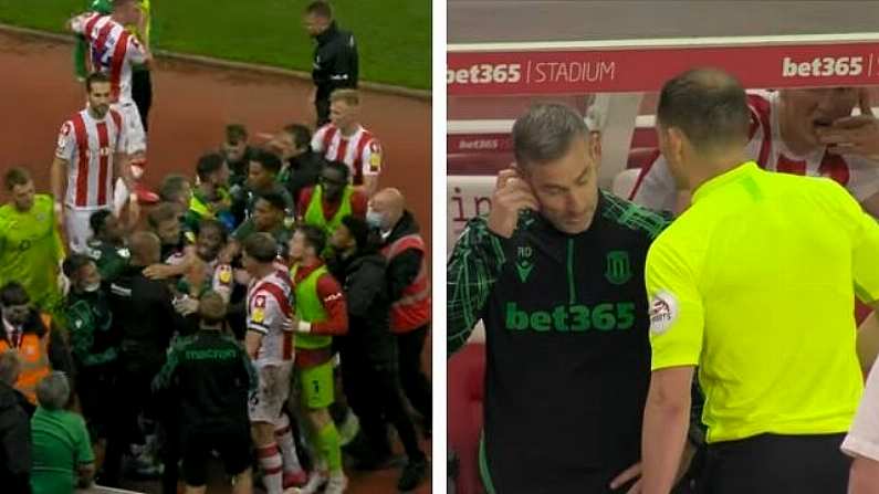 Rory Delap Among Coaches Sent-Off After Stoke And Barnsley Melee