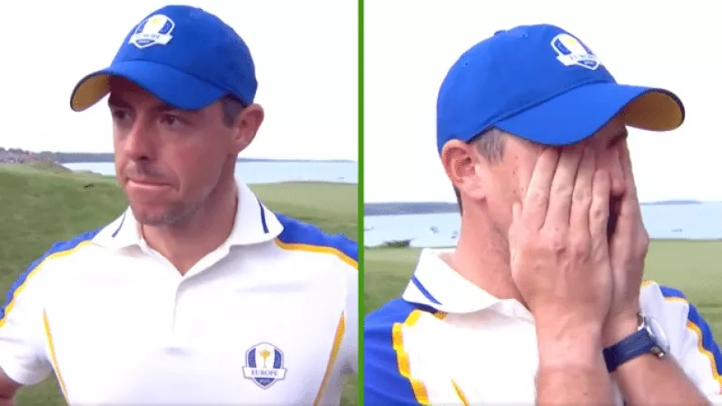Watch: Rory McIlroy In Tears During Emotional Interview After Ryder Cup Match