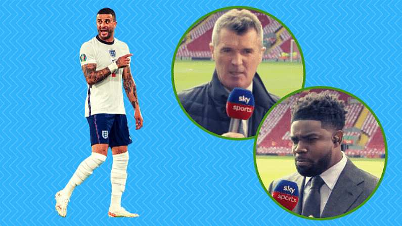 Watch: Roy Keane & Micah Richards Disagree On Kyle Walker's Defensive Qualities