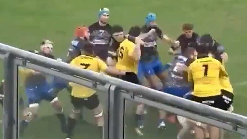 Watch: Massive Brawl Erupts 10 Seconds Into Clubs' First Game For 10 Months