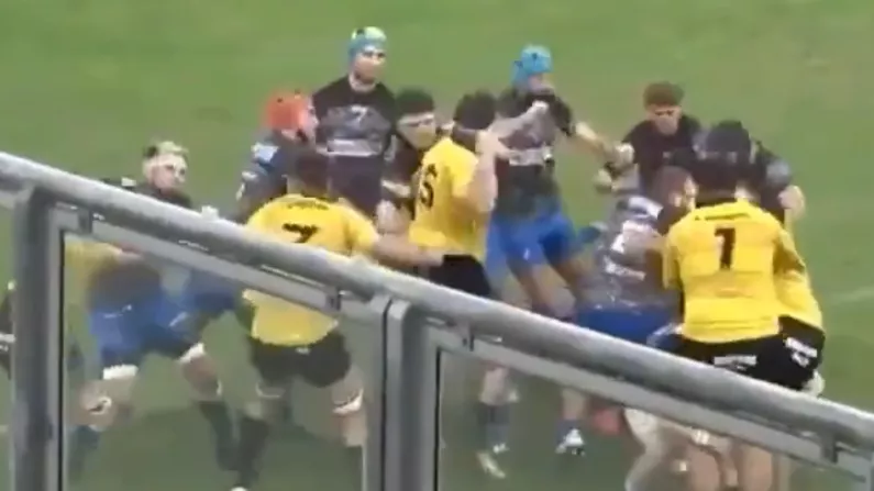 Watch: Massive Brawl Erupts 10 Seconds Into Clubs' First Game For 10 Months