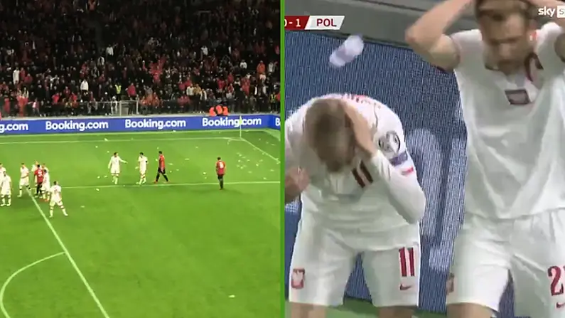 Disgraceful Scenes As Fans Spark Suspension Of Poland Albania Game