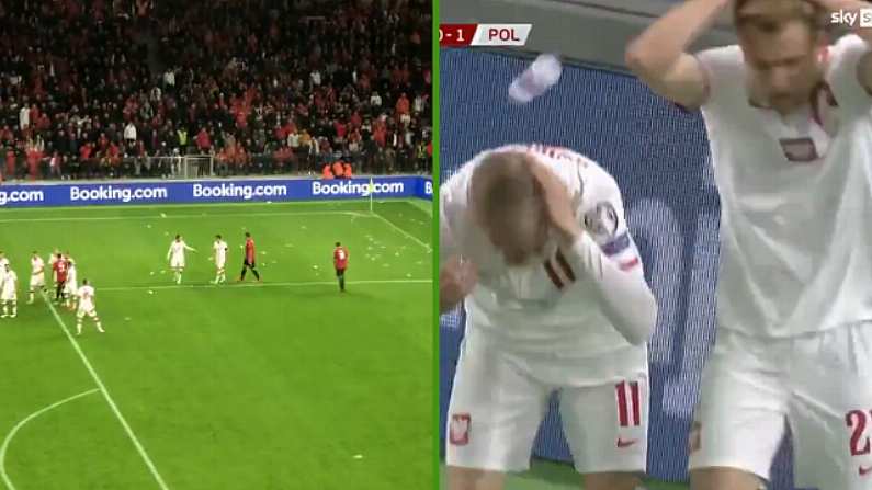 Disgraceful Scenes As Fans Spark Suspension Of Poland Albania Game