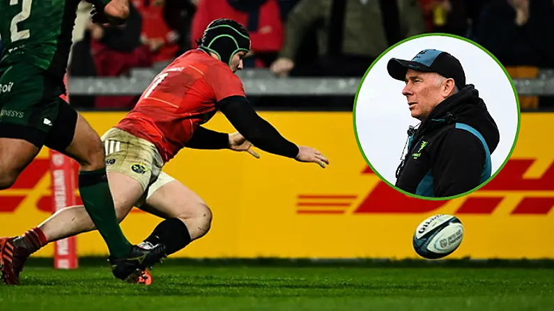 Connacht Coach Left Fuming By Refereeing For Munster Try