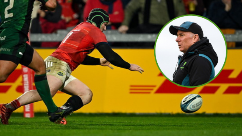 Connacht Coach Left Fuming By Refereeing For Munster Try