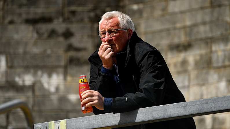 16 May 2021; Nine time GAA All Star Pat Spillane during the Allianz Hurling League Division 1 Group B Round 2 match between Clare and Wexford at Cusack Park in Ennis, Clare. Photo by Ray McManus/Sportsfile