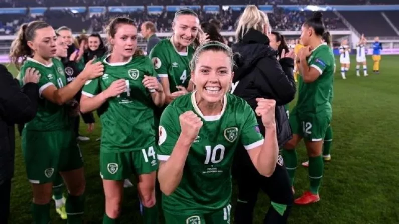 In Pictures: Ireland Celebrate Massive World Cup Qualifier Win In Finland