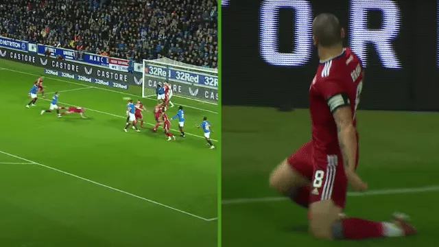 Scott Brown trolled Rangers with this celebration