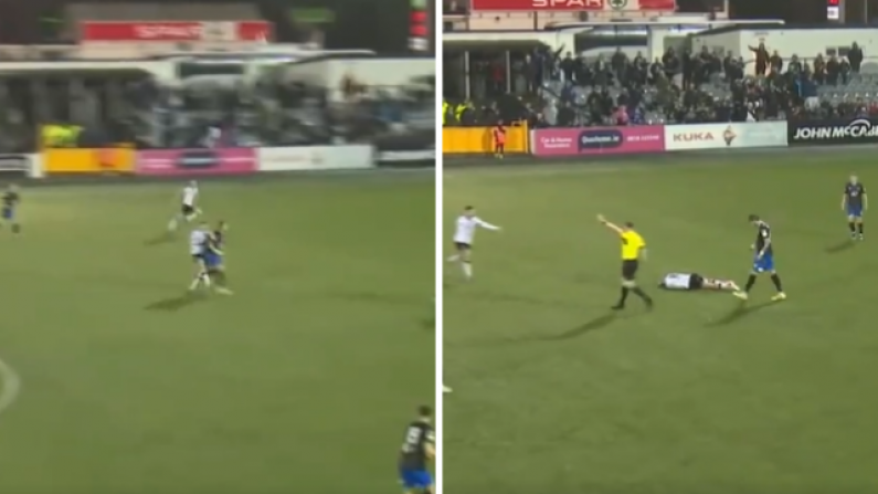 Watch: Dundalk v Waterford Featured The Most Baffling Refereeing Decision You'll See