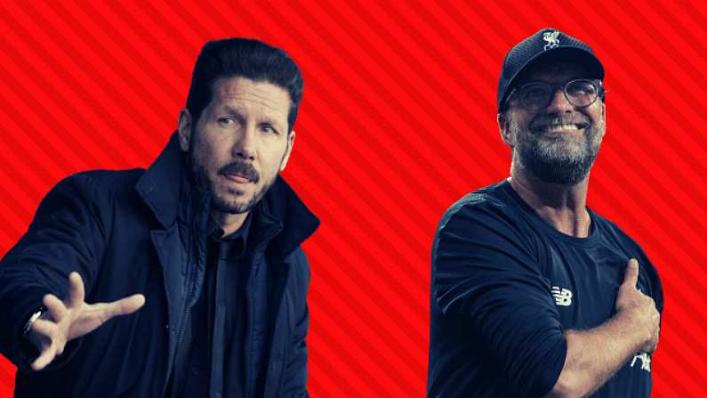 Diego Simeone Won't Be Taking Jurgen Klopp's Offer Of Handshake At Anfield