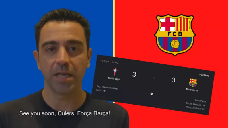 Xavi Announced And A 3-0 Lead Thrown Away On Another Normal Day For Barcelona