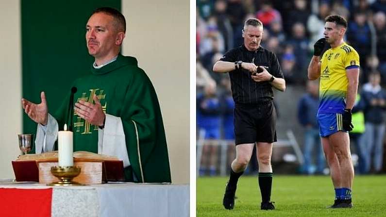 In Pictures: Priest Says Mass Before Reffing Louth Football Final