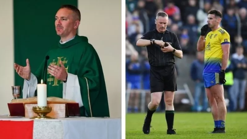 In Pictures: Priest Says Mass Before Reffing Louth Football Final
