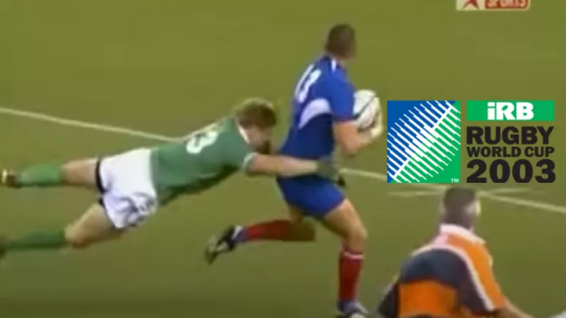 Remembering A Moment Of Pure Genius From Brian O'Driscoll At The 2003 World Cup