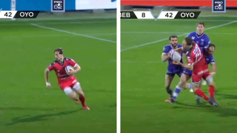 Watch: Darren Sweetnam Sets Up Quality Try In France