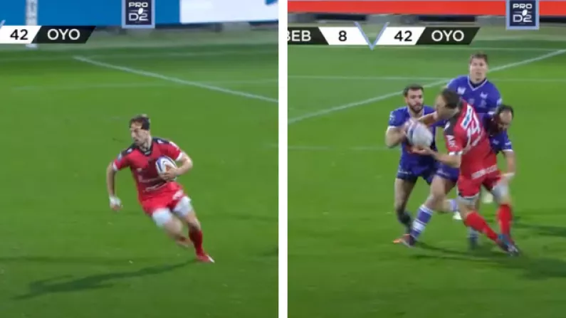 Watch: Darren Sweetnam Sets Up Quality Try In France