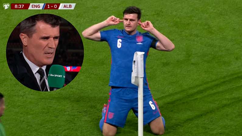 Roy Keane Massively Unimpressed By 'Embarassing' Harry Maguire Celebration